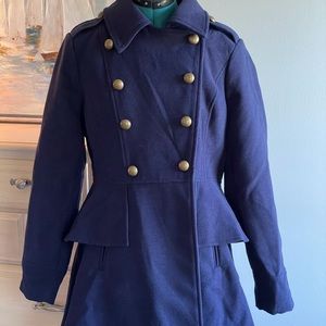 Venus Peplum Peacoat